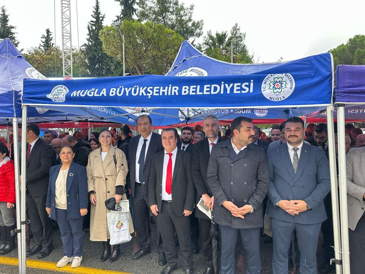 Muğla’da Cumhuriyet Bayramı Töreni Sağanak Yağış Altında Başladı 4